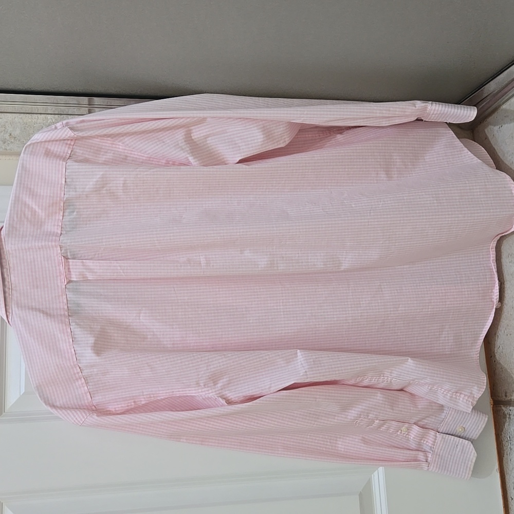 Izod Men's Light Pink Button Down Shirt - Picture 4 of 4